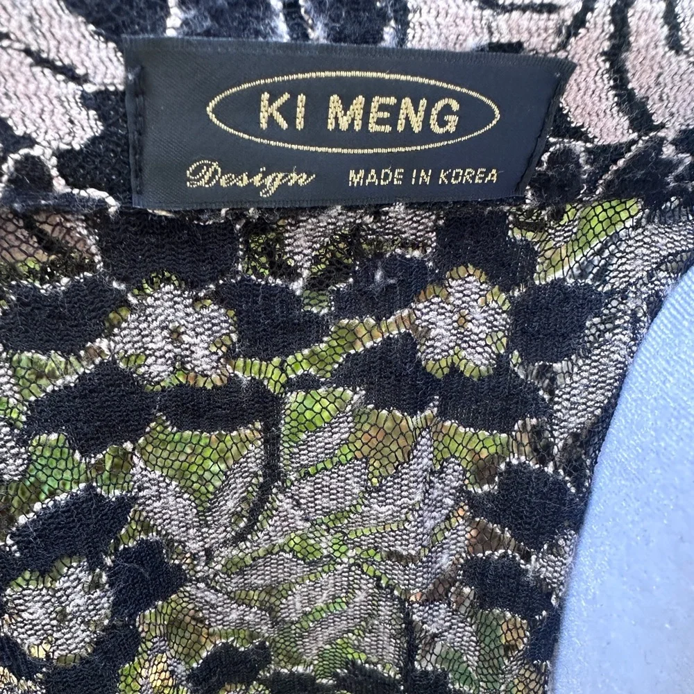 Women’s Ki Meng 100% Cotton Floral Lace Button-Up Blazer/ Jacket - Picture 8 of 9